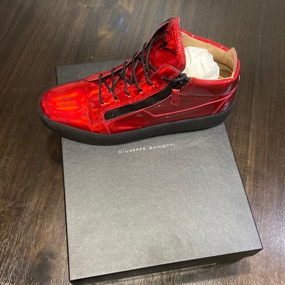 Size 12 Men’s US Giuseppe Zanotti Metropolis Red - Picture 1 of 6
